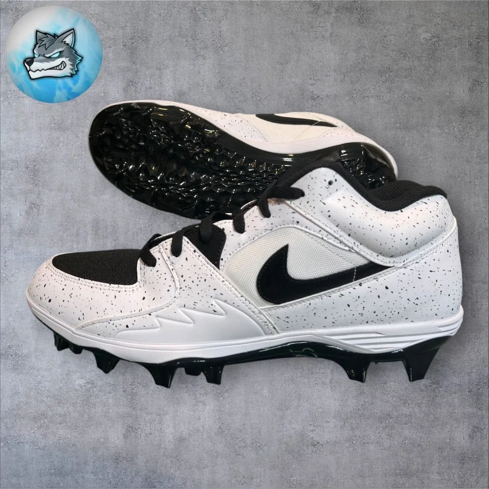 Nike Air Jordan Stadium 90 Low TD Men's Size 13 White Football Cleats HQ0210-100